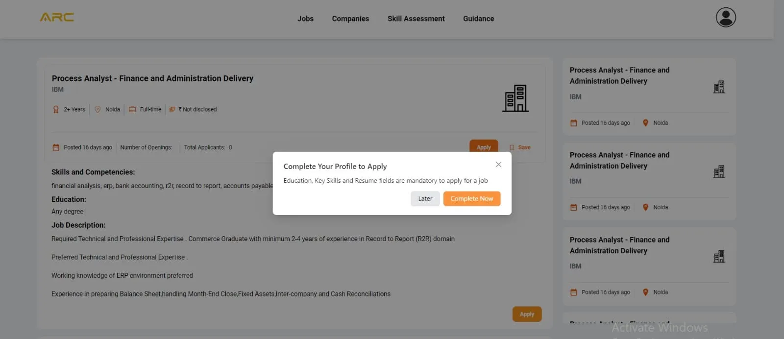 Apply Jobs